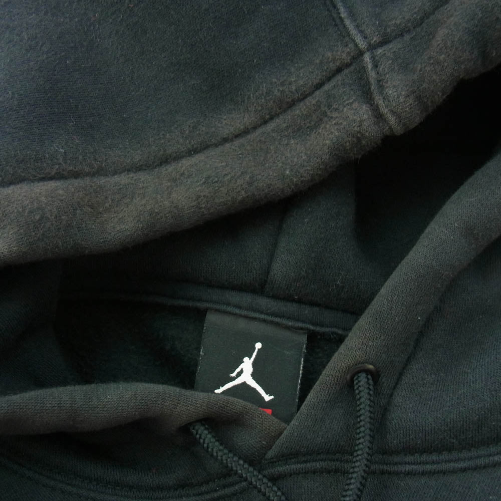 Supreme シュプリーム 24AW 799705-010 × Nike ナイキ Jordan Hooded Sweatshirt ジョーダンブランド ロゴプリント プルオーバー パーカー フーディ ブラック系 M【中古】