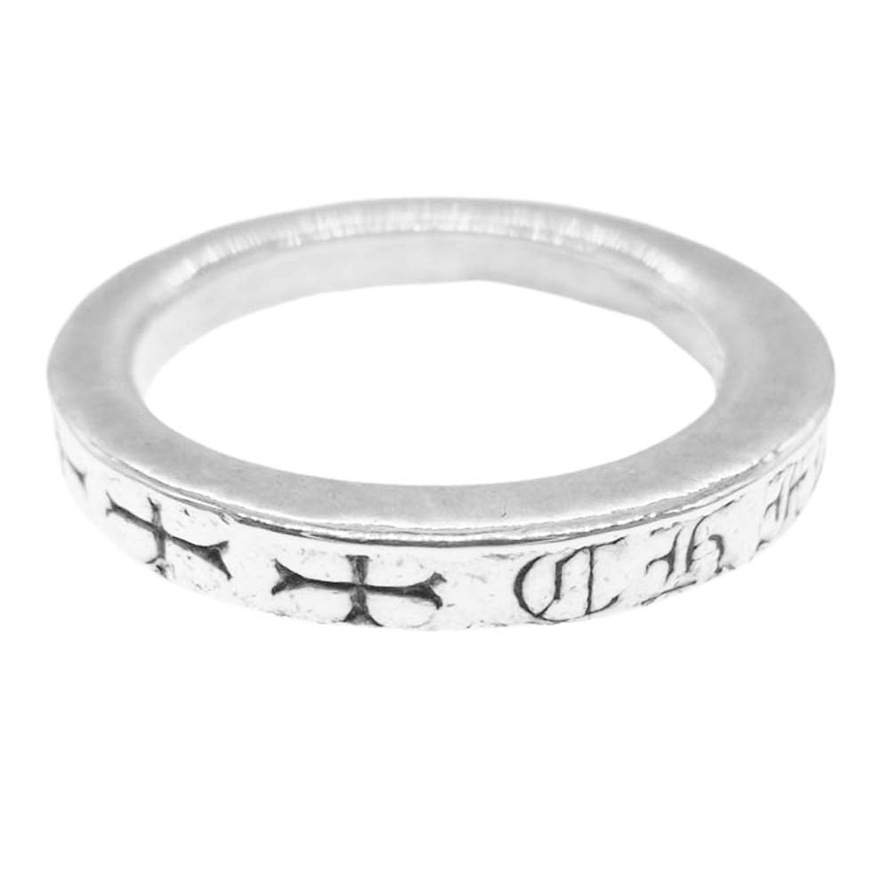 CHROME HEARTS クロムハーツ（原本無） 3mm SPACER FUCK YOU 3mm  ファックユー スペーサー リング　 シルバー系 15号【中古】