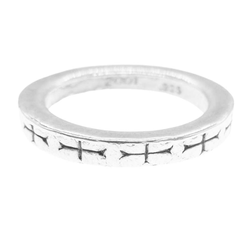 CHROME HEARTS クロムハーツ（原本無） 3mm SPACER FUCK YOU 3mm  ファックユー スペーサー リング　 シルバー系 15号【中古】