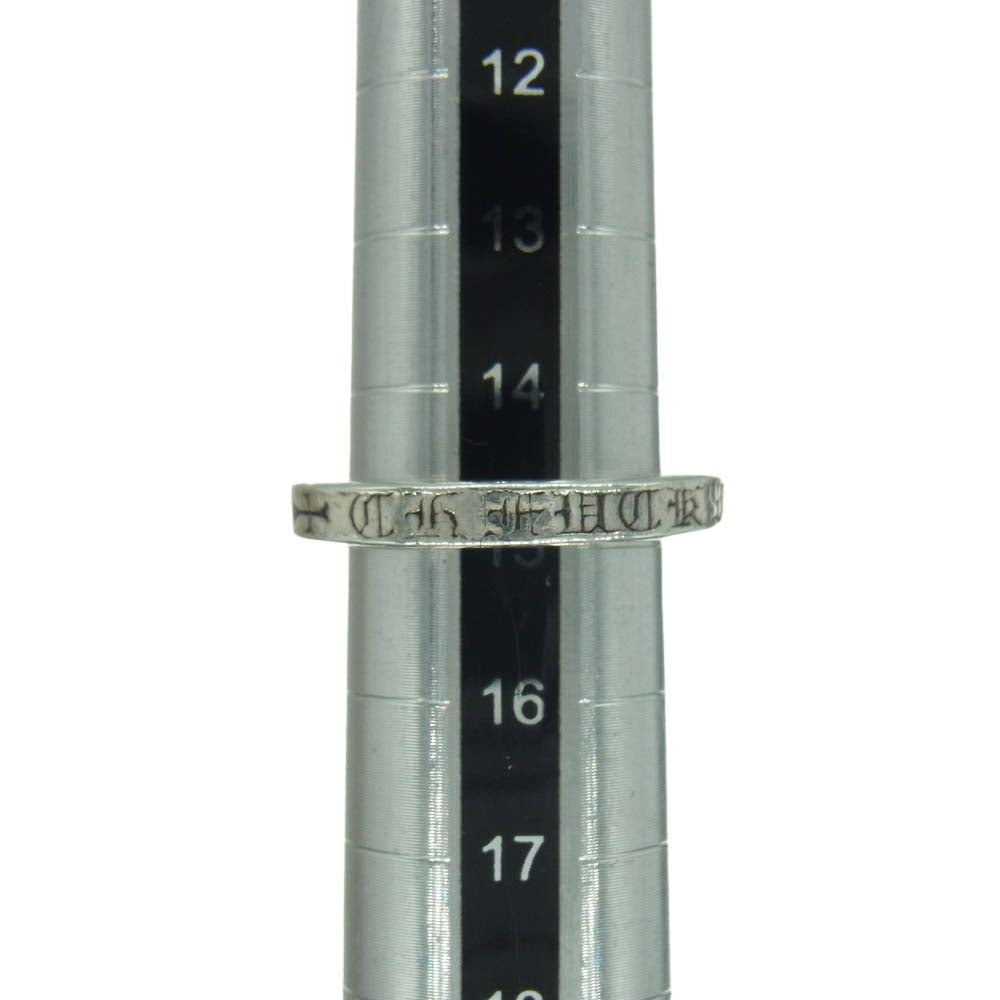 CHROME HEARTS クロムハーツ（原本無） 3mm SPACER FUCK YOU 3mm  ファックユー スペーサー リング　 シルバー系 15号【中古】