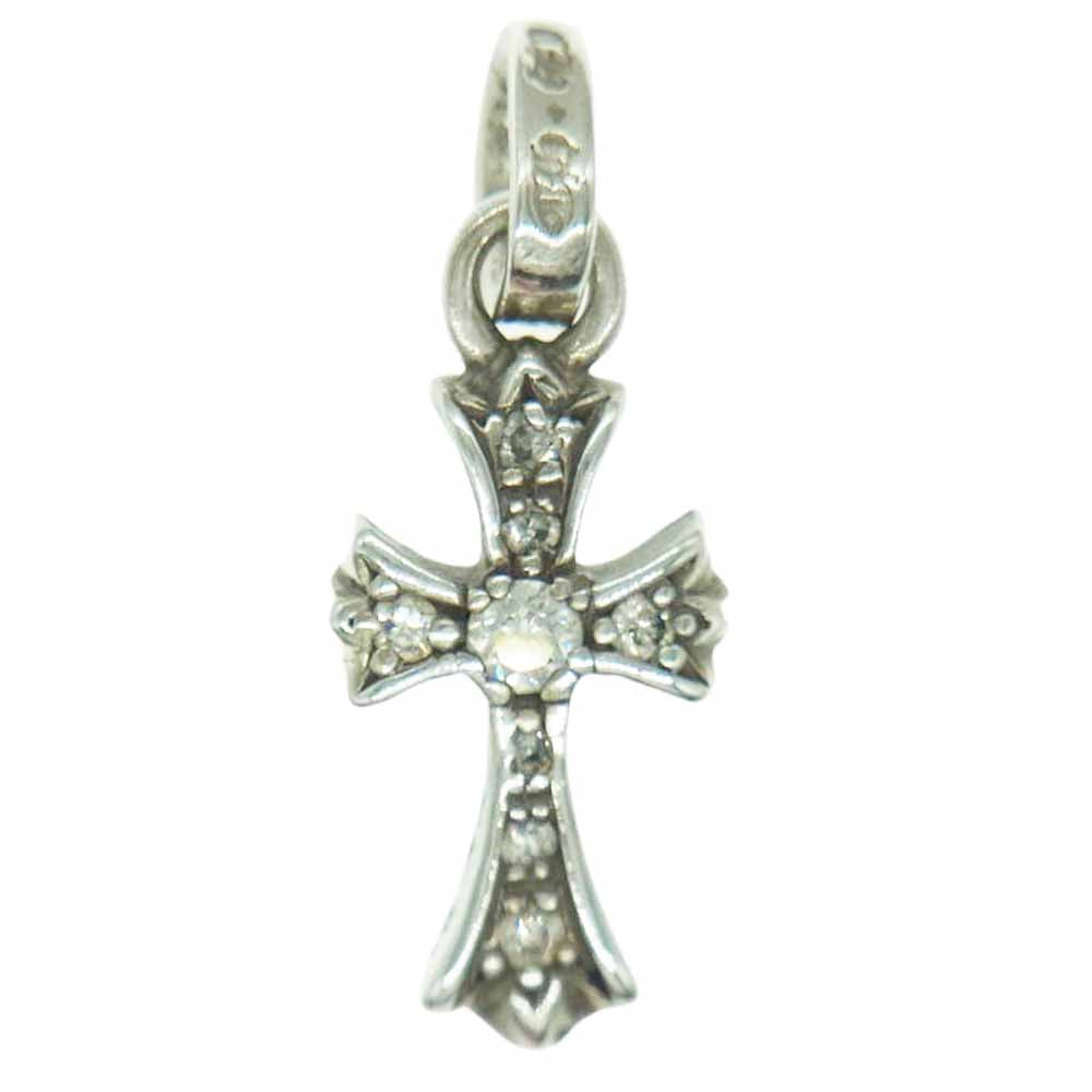 CHROME HEARTS クロムハーツ（原本無） CRS BBYFAT P DMND ベイビーファット チャーム アフターパヴェダイヤ ペンダント トップ シルバー系 シルバー系【中古】