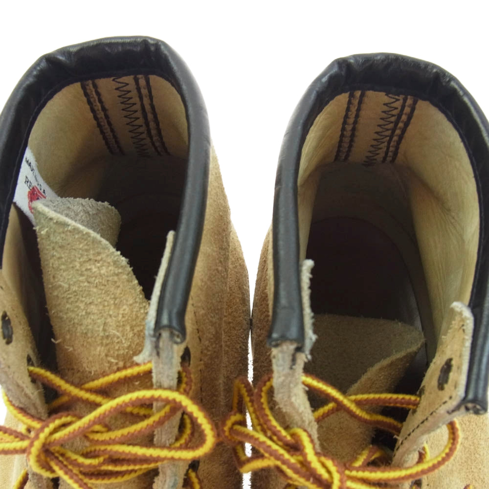 RED WING レッドウィング 2879 旧羽タグ 00年製 USA限定 アイリッシュセッター スエード ワーク ブーツ ライトブラウン系 9.5E【中古】