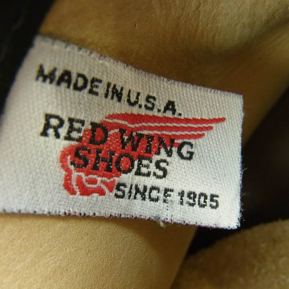 RED WING レッドウィング 2879 旧羽タグ 00年製 USA限定 アイリッシュセッター スエード ワーク ブーツ ライトブラウン系 9.5E【中古】