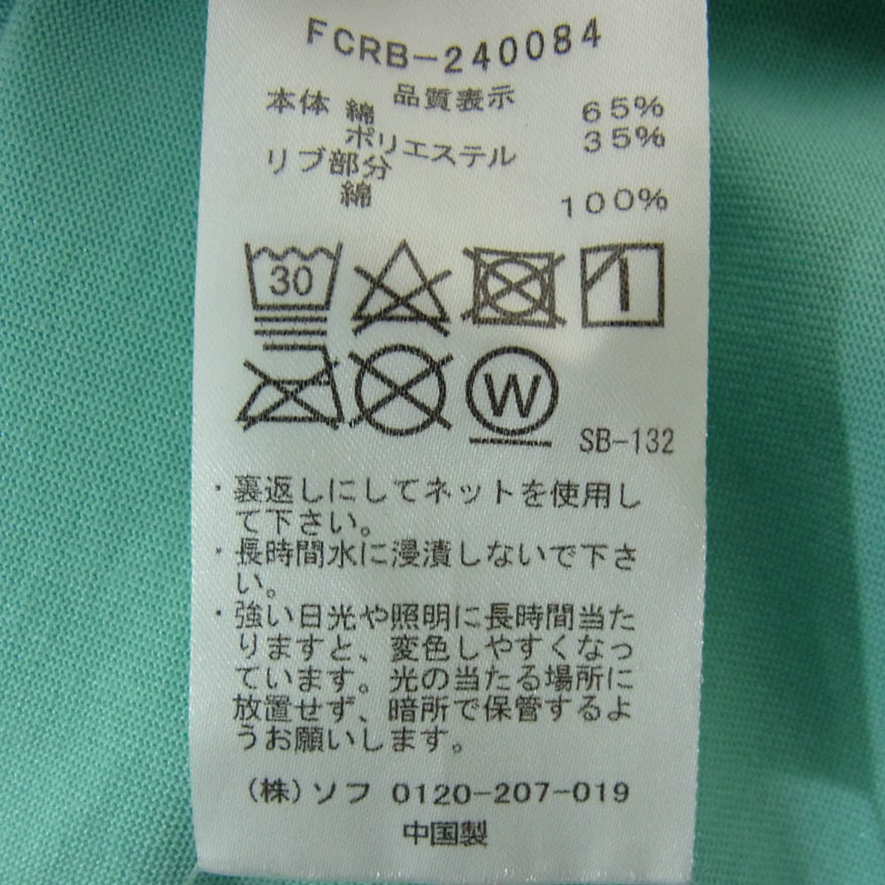 F.C.R.B. エフシーアールビー FCRB-240084 BIG LOGO S/S BAGGY TEE ビッグ ロゴ バギー 半袖 Tシャツ ブルー系 M【中古】