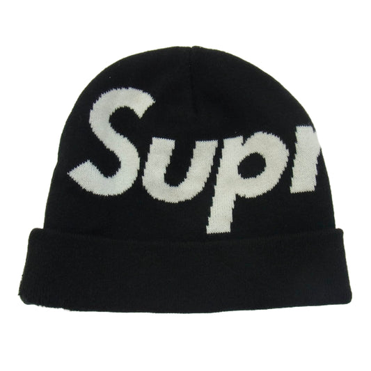 Supreme シュプリーム 20AW Big Logo Beanie ビッグ ロゴ ビーニー キャップ ブラック系【中古】