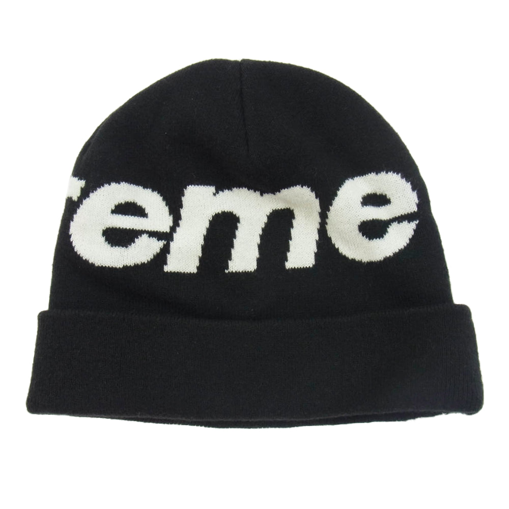 Supreme シュプリーム 20AW Big Logo Beanie ビッグ ロゴ ビーニー キャップ ブラック系【中古】