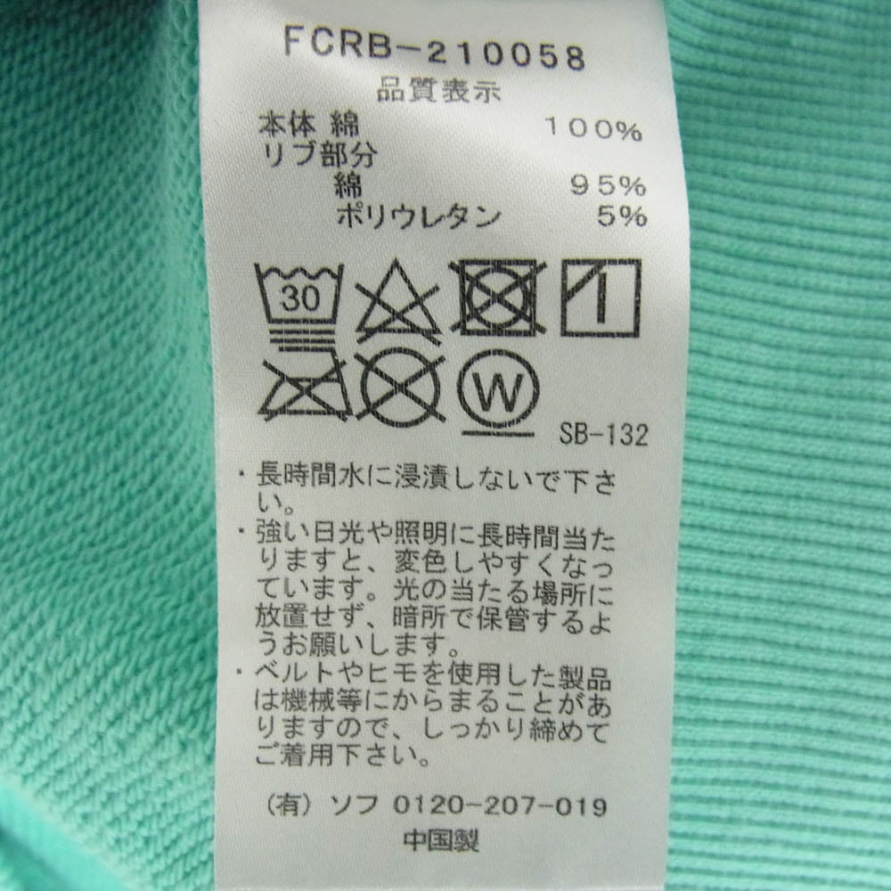 F.C.R.B. エフシーアールビー FCRB-210058 EMBLEM HOODIE バックロゴ プルオーバー スウェット ブルー系 M【中古】