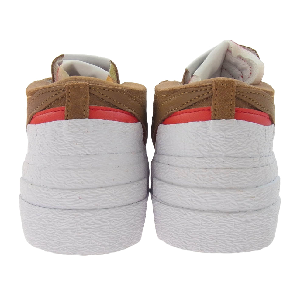 NIKE ナイキ DD1877-200 sacai BLAZER LOW サカイ ブレーザー ブラウン系 レッド系 27cm【極上美品】【中古】
