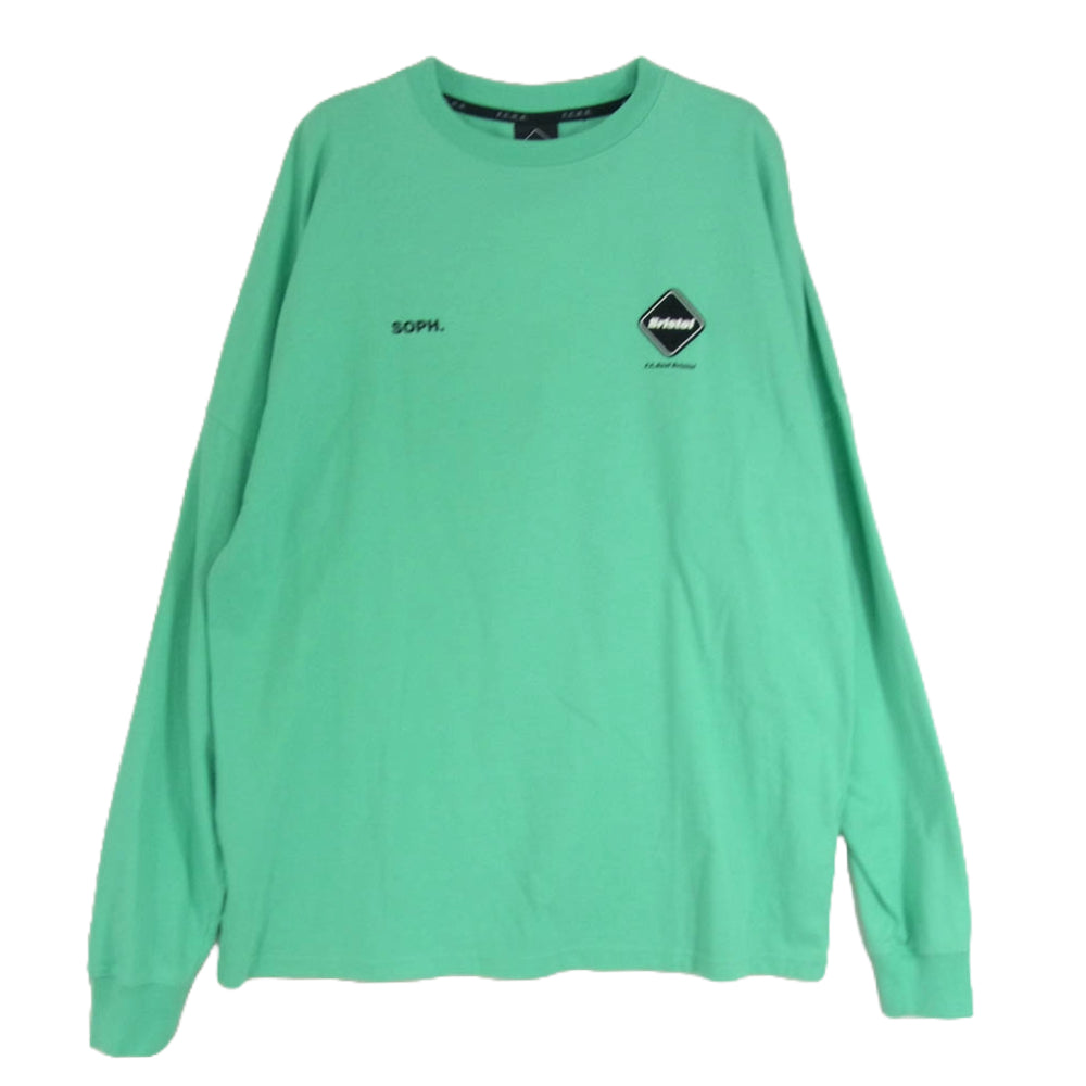 F.C.R.B. エフシーアールビー FCRB-220060 L/S BIG LOGO TEAM BAGGY TEE ビッグ ロゴ チーム バギー 長袖 Tシャツ ブルー系 S【中古】