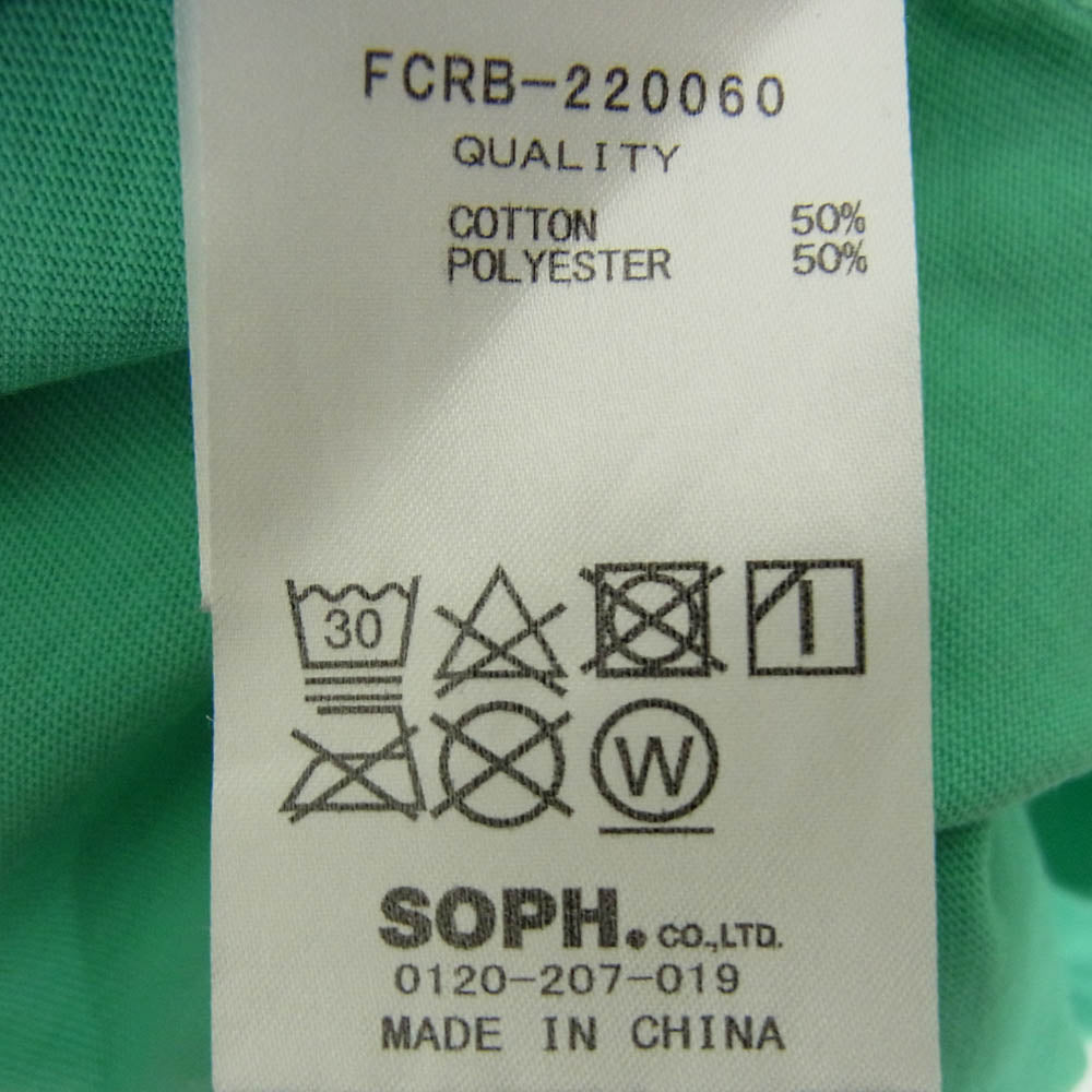 F.C.R.B. エフシーアールビー FCRB-220060 L/S BIG LOGO TEAM BAGGY TEE ビッグ ロゴ チーム バギー 長袖 Tシャツ ブルー系 S【中古】