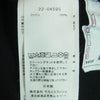 Sacai サカイ 22SS 22-0459S S LOGO PRINT TEE Sロゴ 反転プリント クルーネック 半袖 Tシャツ カットソー ブラック系 4【中古】