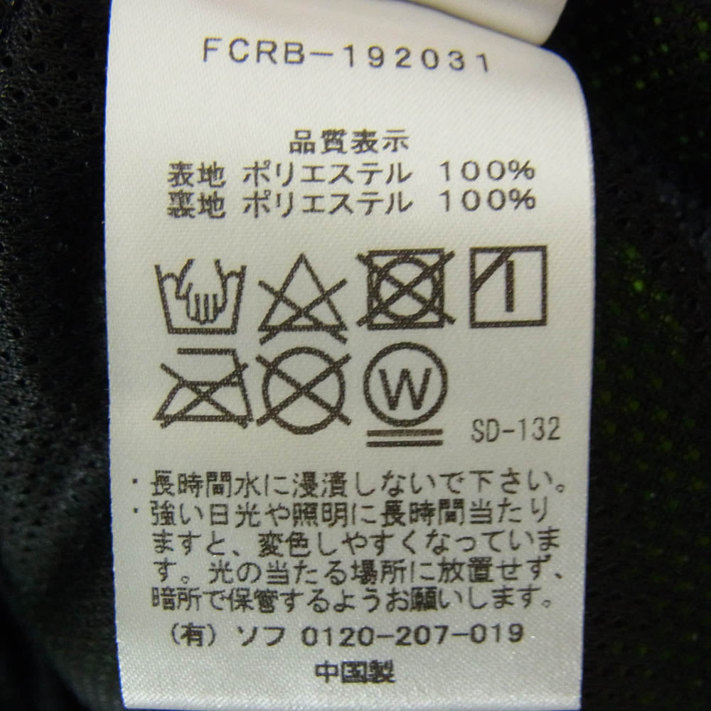 F.C.R.B. エフシーアールビー FCRB-192031 PRACTICE JACKET プラクティス ジャケット ブラック系 S【中古】