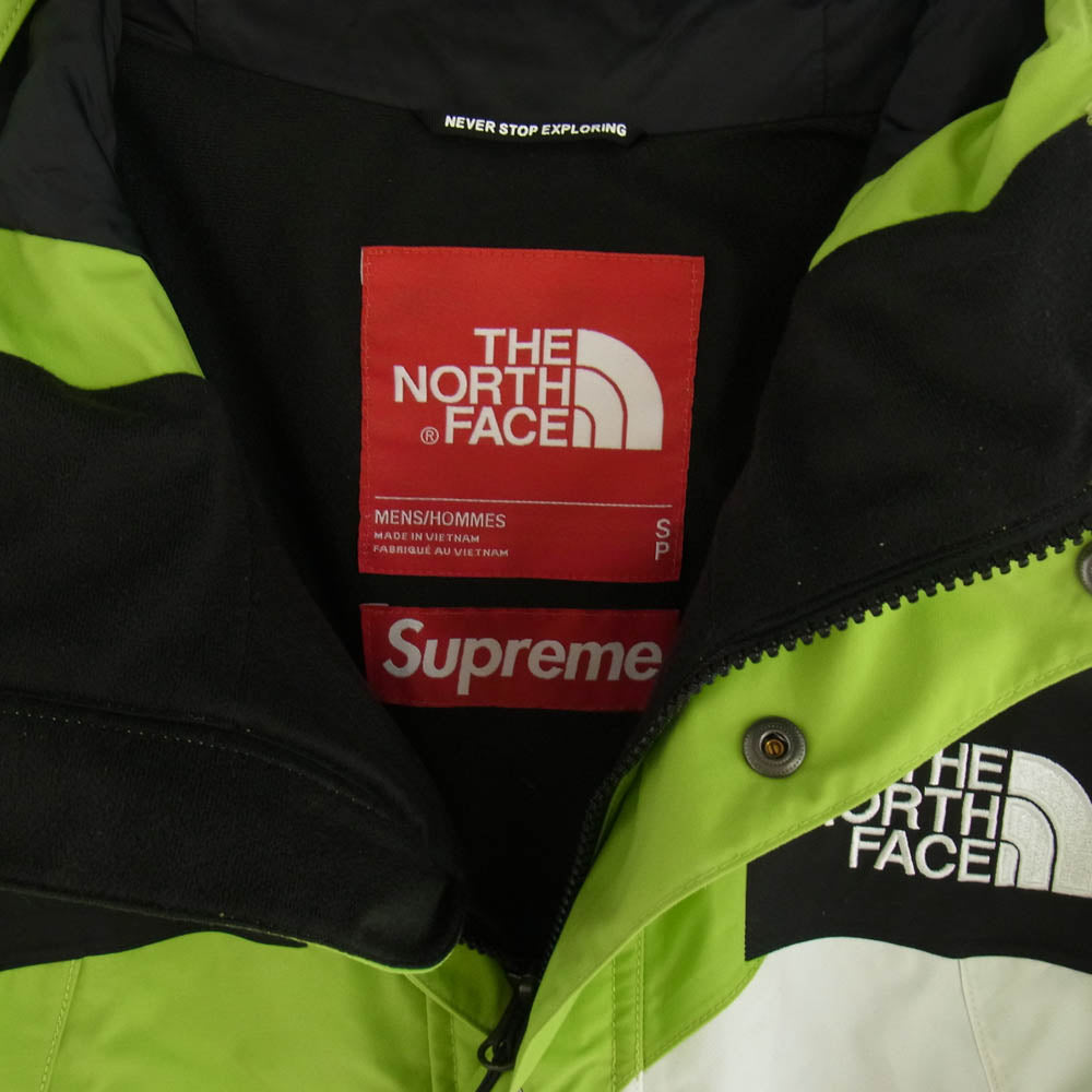 Supreme シュプリーム NP62002I 20AW THE NORTH FACE S Logo Mountain Jacket ノースフェイス エスロゴ マウンテンジャケット ライトグリーン系 S【中古】