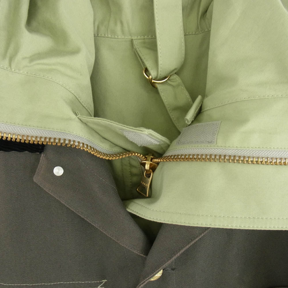 Carhartt カーハート 24SS 24-03990M SACAI サカイ WIP Reversible Coat リバーシブル ダック コート グレー系 モスグリーン系 1【中古】