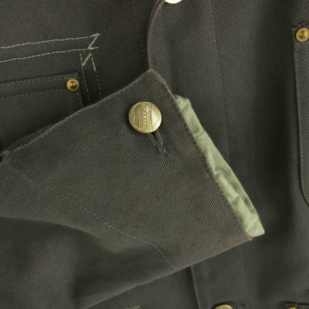 Carhartt カーハート 24SS 24-03990M SACAI サカイ WIP Reversible Coat リバーシブル ダック コート グレー系 モスグリーン系 1【中古】