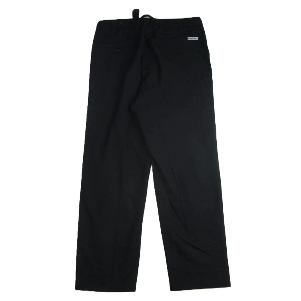 SOPHNET. ソフネット SOPH-212103 × GRAMICCI グラミチ CORDURA WOOL 1TUCK WIDE VENTILATION PANTS  1タック ベルテッド パンツ ブラック系 L【中古】