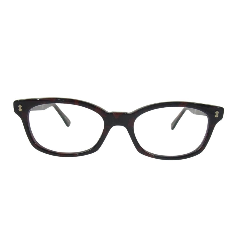 SOPHNET. ソフネット 24AW SOPH-242082 × 金子眼鏡 BINCHOTAN GLASSES BROWN ウェリントン メガネ アイウェア ブラウン 日本製 ブラウン系【新古品】【未使用】【中古】