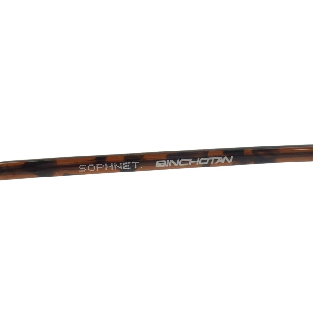 SOPHNET. ソフネット SOPH-250084 × 金子眼鏡 METAL GLASSES  チタニウム フレーム  メガネ 眼鏡 アイウェア 日本製 ゴールド系【新古品】【未使用】【中古】