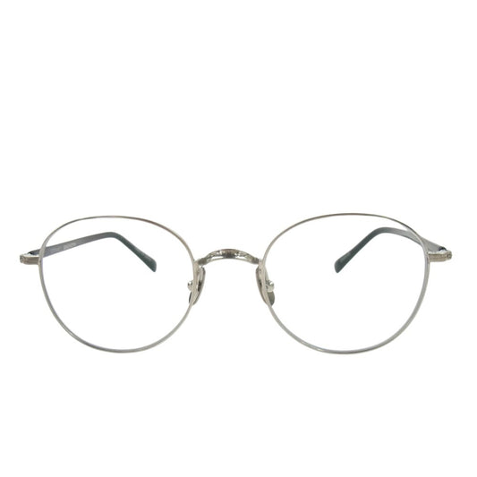 SOPHNET. ソフネット SOPH-250084 × 金子眼鏡 METAL GLASSES  チタニウム フレーム  メガネ 眼鏡 アイウェア 日本製 シルバー系【極上美品】【中古】