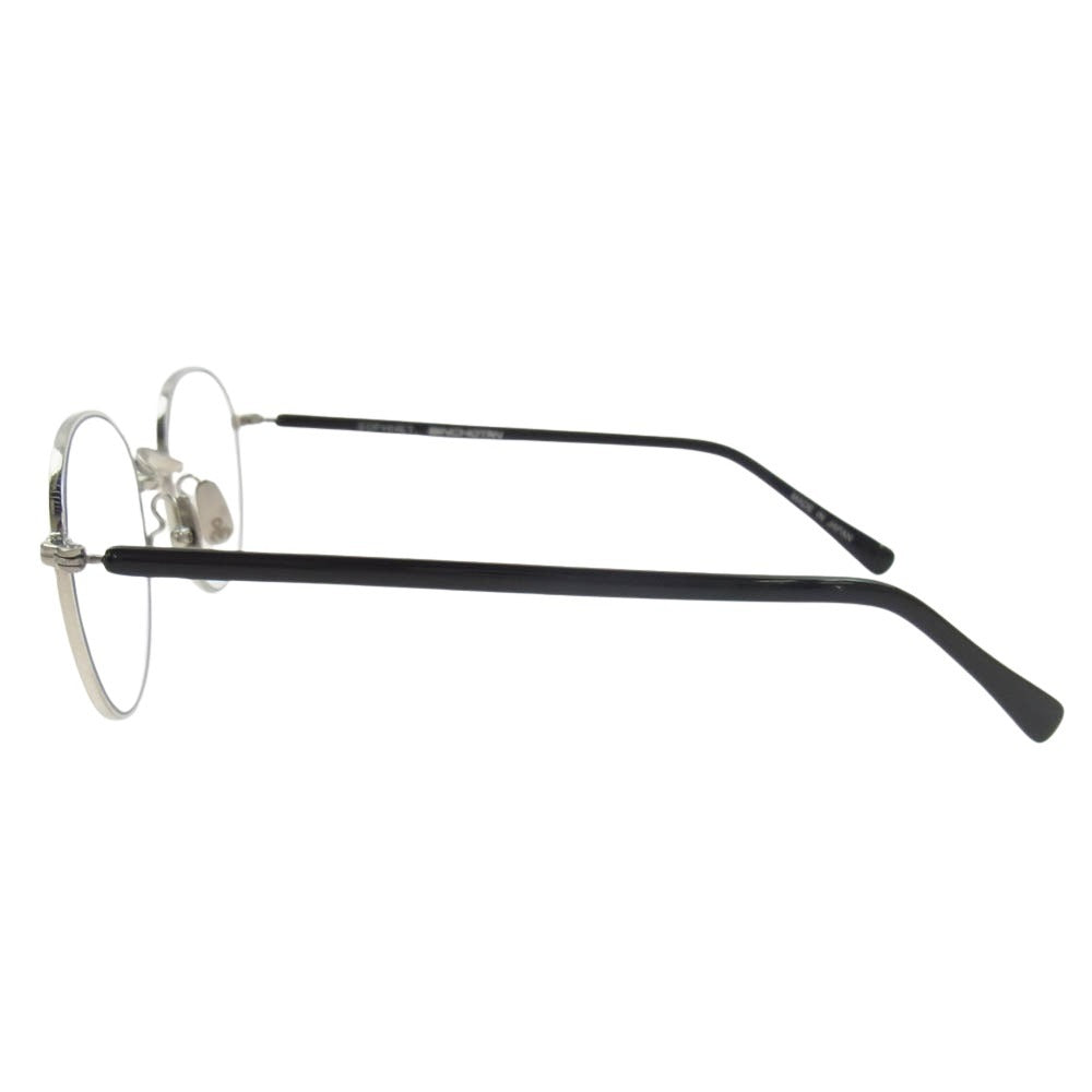 SOPHNET. ソフネット SOPH-250084 × 金子眼鏡 METAL GLASSES  チタニウム フレーム  メガネ 眼鏡 アイウェア 日本製 シルバー系【極上美品】【中古】