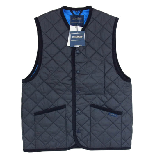 SOPHNET. ソフネット SOPH-242106 LAVENHAM OVERSIZED THORNHAM ラベンハム オーバーサイズ キルティング ベスト ネイビー系 S【新古品】【未使用】【中古】