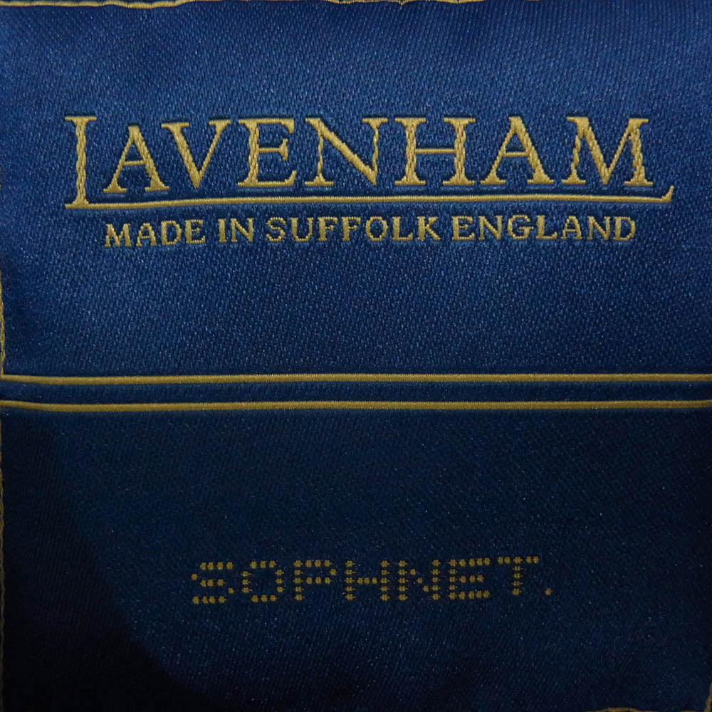 SOPHNET. ソフネット SOPH-242106 LAVENHAM OVERSIZED THORNHAM ラベンハム オーバーサイズ キルティング ベスト ネイビー系 S【新古品】【未使用】【中古】
