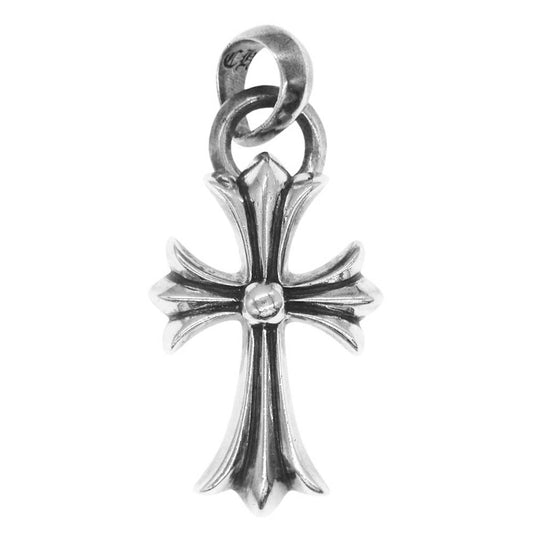 CHROME HEARTS クロムハーツ（原本無） CH CRS SML W/BALE スモールCHクロス Wベイル ペンダント トップ【中古】