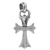 CHROME HEARTS クロムハーツ（原本無） CH CRS SML W/BALE スモールCHクロス Wベイル ペンダント トップ【中古】
