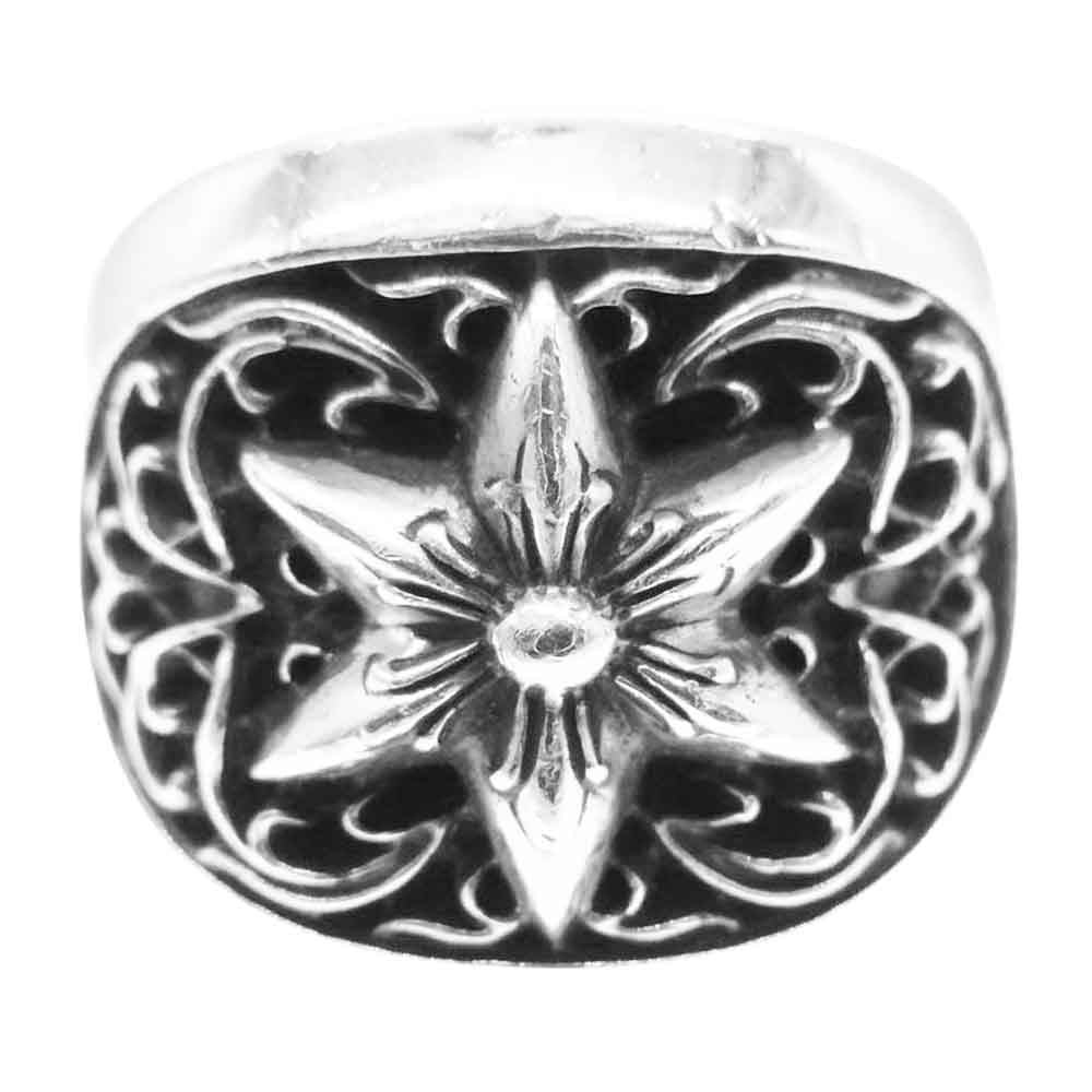 CHROME HEARTS クロムハーツ（原本有） CLSSC OVAL STAR クラシック オーバル スター リング シルバー系【中古】