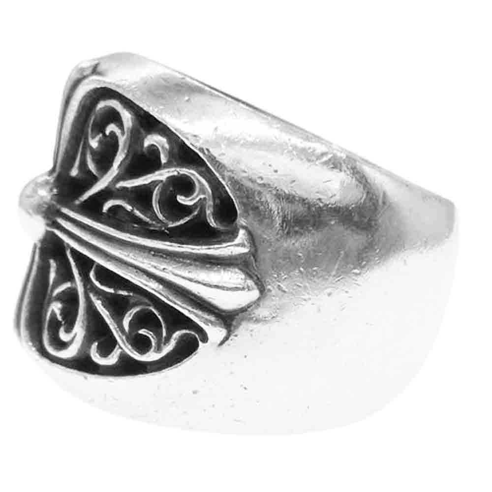 CHROME HEARTS クロムハーツ（原本有） CLASSIC OVAL クラシック オーバル クロス リング シルバー系【中古】
