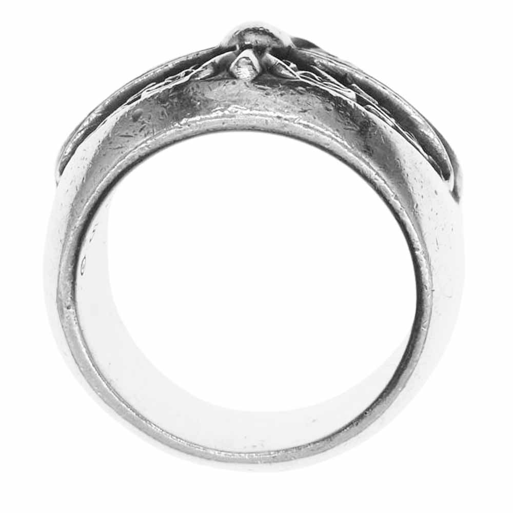 CHROME HEARTS クロムハーツ（原本有） CLASSIC OVAL クラシック オーバル クロス リング シルバー系【中古】