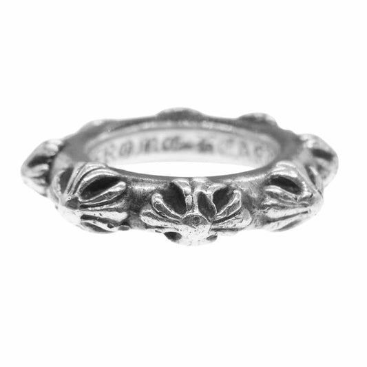 CHROME HEARTS クロムハーツ（原本無） CROSS BAND RING クロスバンド リング シルバー系 8号【中古】