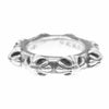 CHROME HEARTS クロムハーツ（原本無） CROSS BAND RING クロスバンド リング シルバー系 8号【中古】