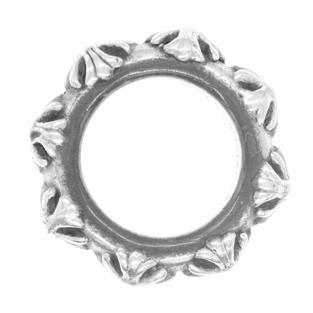 CHROME HEARTS クロムハーツ（原本無） CROSS BAND RING クロスバンド リング シルバー系 8号【中古】