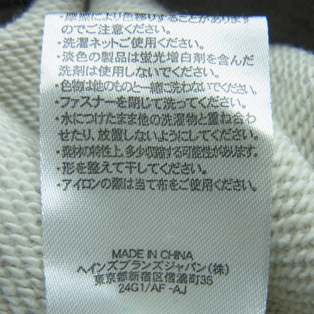 Champion チャンピオン C3-K101 REVERSE WEAVE ZIP HOODED リバースウィーブ ジップ パーカー フーディ グレー系 L【中古】