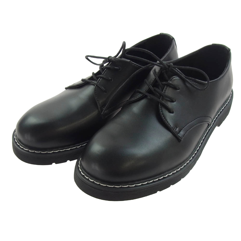 グラベラ GLBT-151 3ホール オックスフォード ドレス シューズ ブラック系 M【美品】【中古】