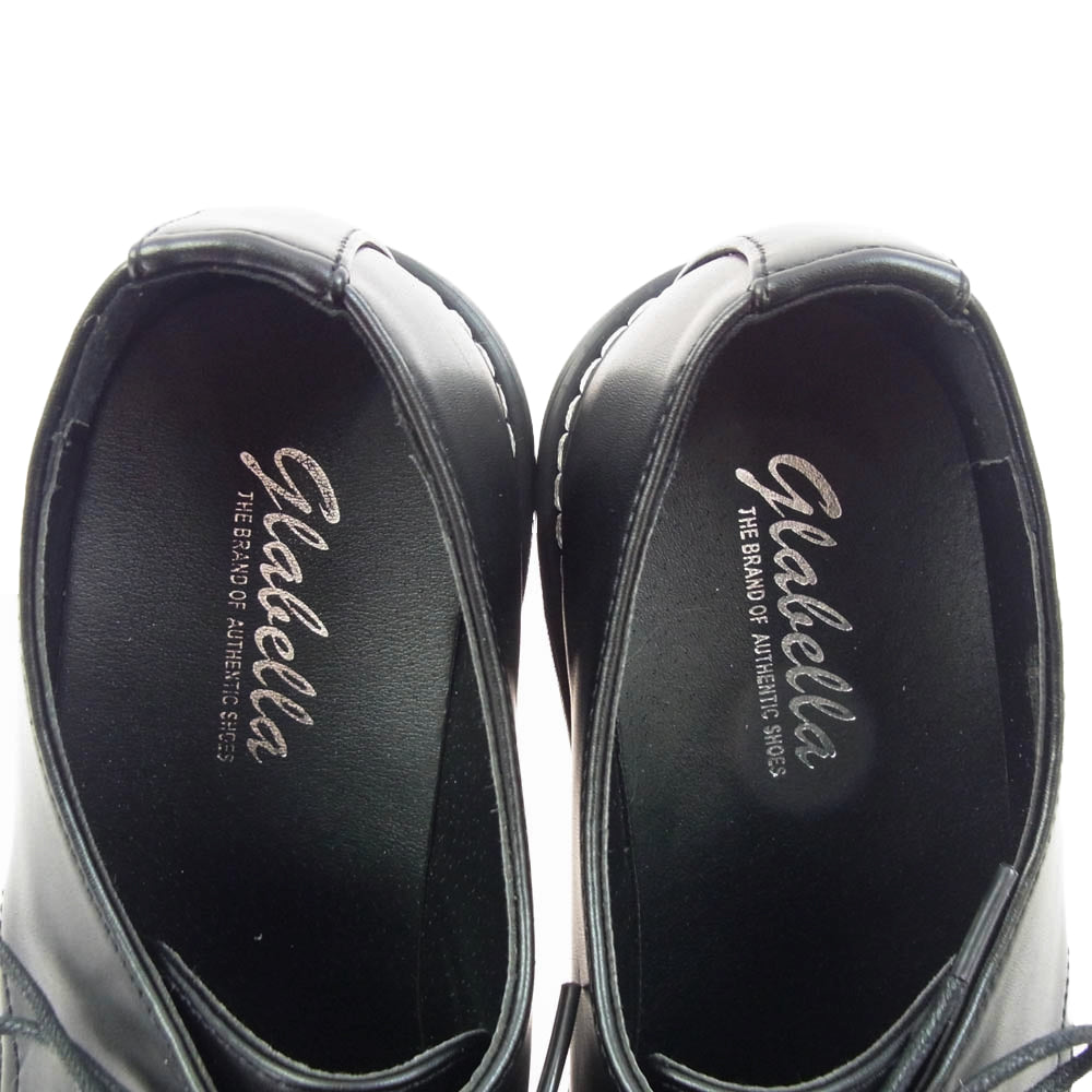 グラベラ GLBT-151 3ホール オックスフォード ドレス シューズ ブラック系 M【美品】【中古】