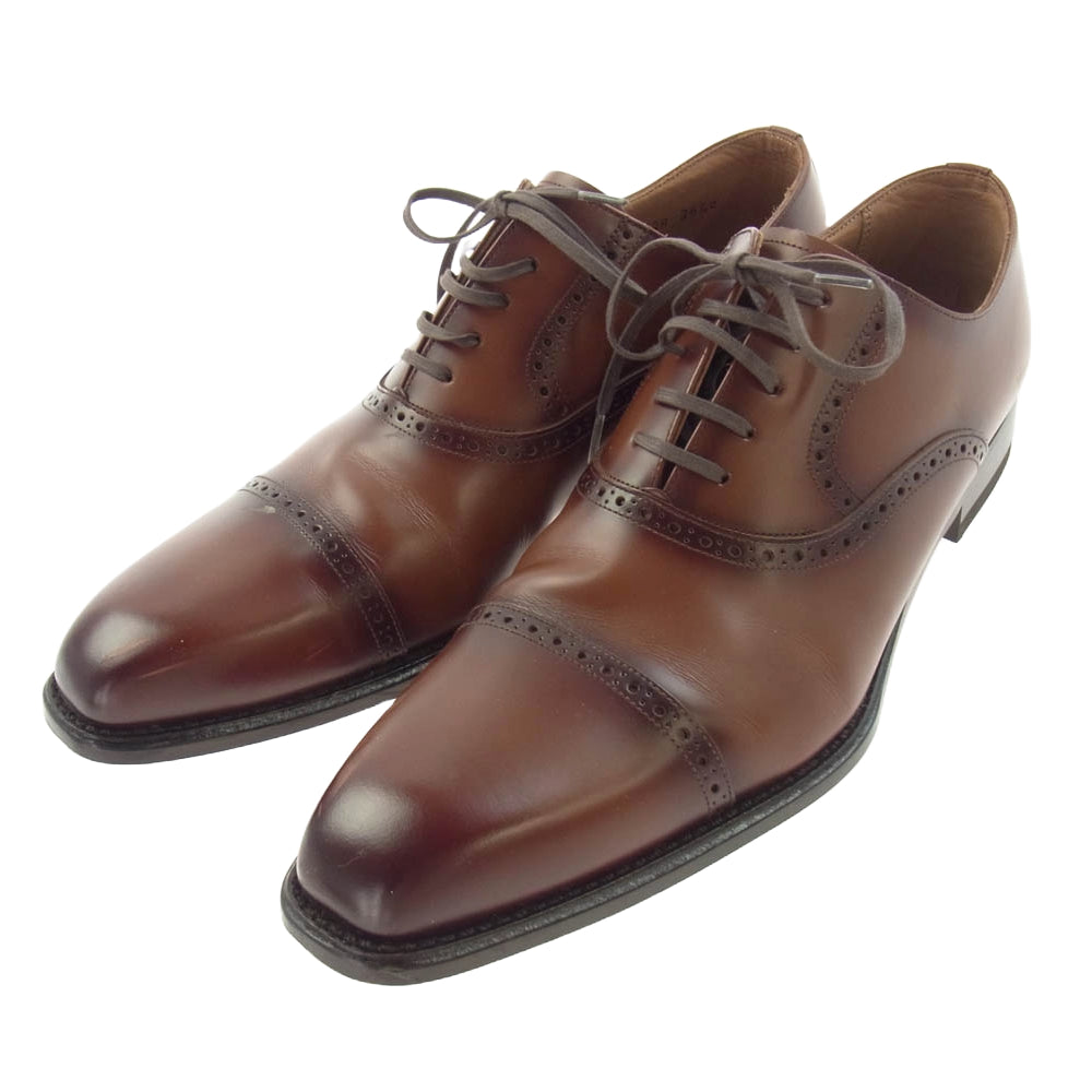 REGAL リーガル 122R ストレートチップ ビジネス シューズ ブラウン系 26.5【中古】