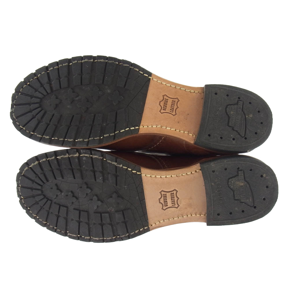 RED WING レッドウィング 9016 BECKMAN ROUND BOOTS ベックマン レースアップ ブーツ ブラウン系 27.5cm【中古】