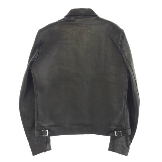 Lewis Leathers ルイスレザー 60T CORSAIR TIGHT FIT HORSEHIDE コルセア タイトフィット ホースハイド レザー シングル ライダース ジャケット ブラック系 40【中古】