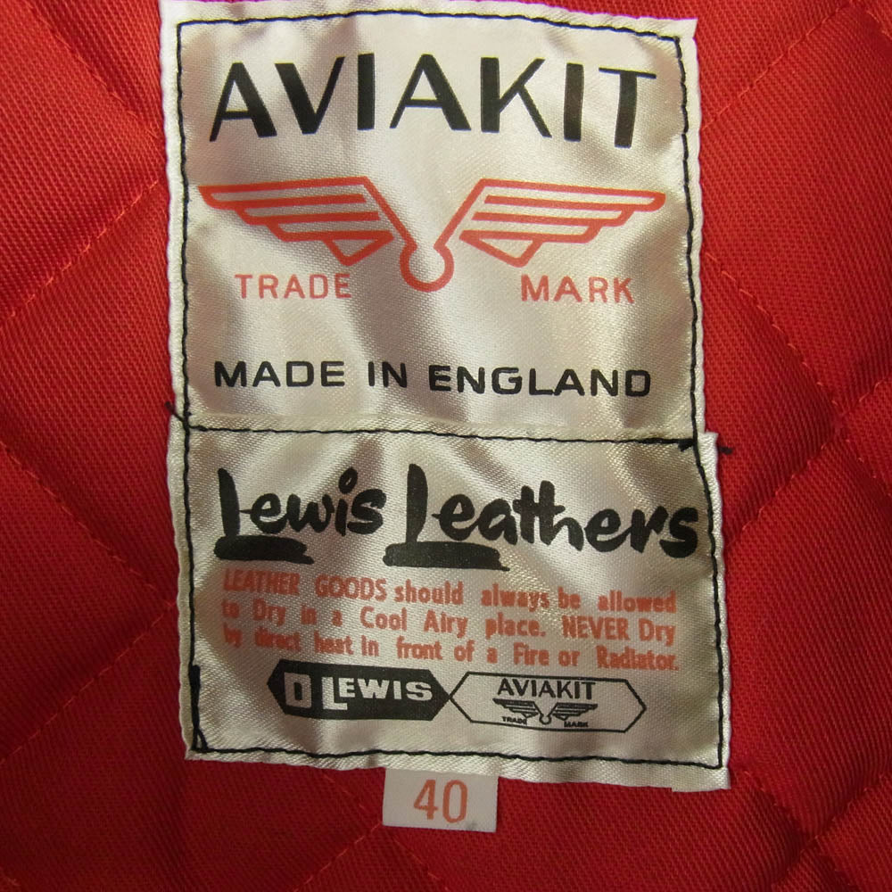 Lewis Leathers ルイスレザー 60T CORSAIR TIGHT FIT HORSEHIDE コルセア タイトフィット ホースハイド レザー シングル ライダース ジャケット ブラック系 40【中古】