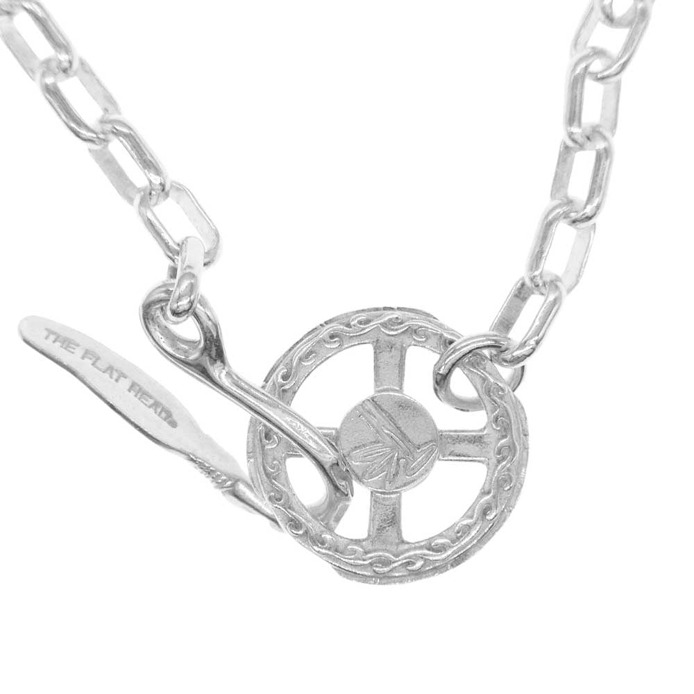 THE FLAT HEAD ザフラットヘッド FN-JC-011 フェザー フック シルバー チェーン ネックレス【中古】