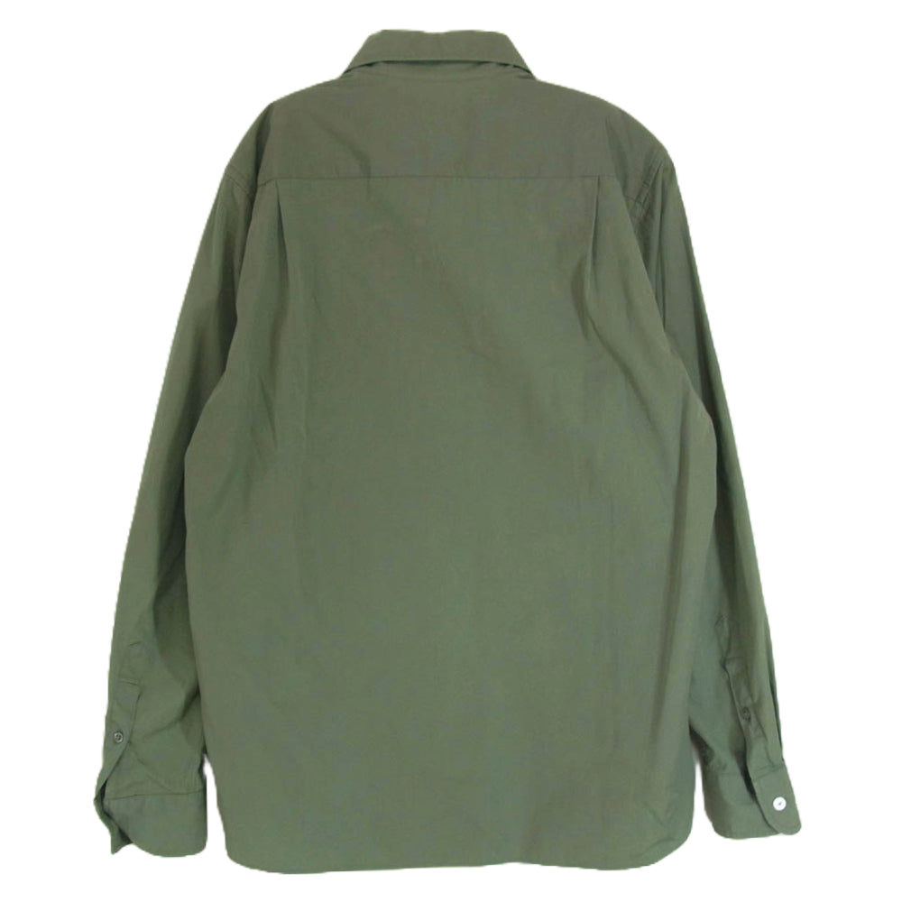 WACKO MARIA ワコマリア × RORCOMANERI ボタンダウン シャツ 長袖 カーキ系 M【中古】