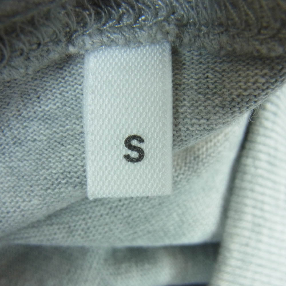 アミアレクサンドルマテュッシ ハート刺繍 Ｔシャツ 半袖 カットソー ポルトガル製 グレー系 S【中古】
