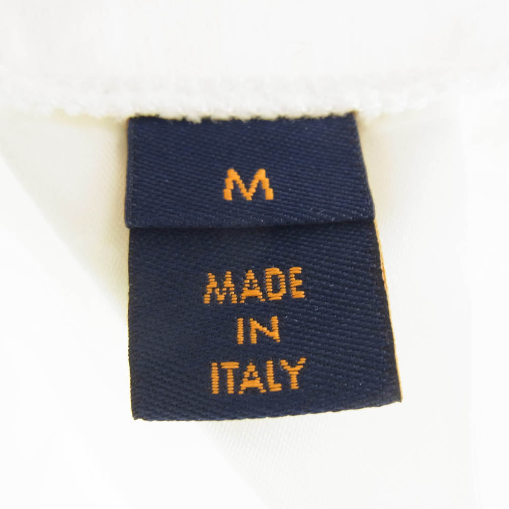 LOUIS VUITTON ルイ・ヴィトン 22AW RM222Q DT3 HNY55W インサイドアウト エンボス LVロゴ Ｔシャツ 半袖 カットソー ホワイト系 M【中古】