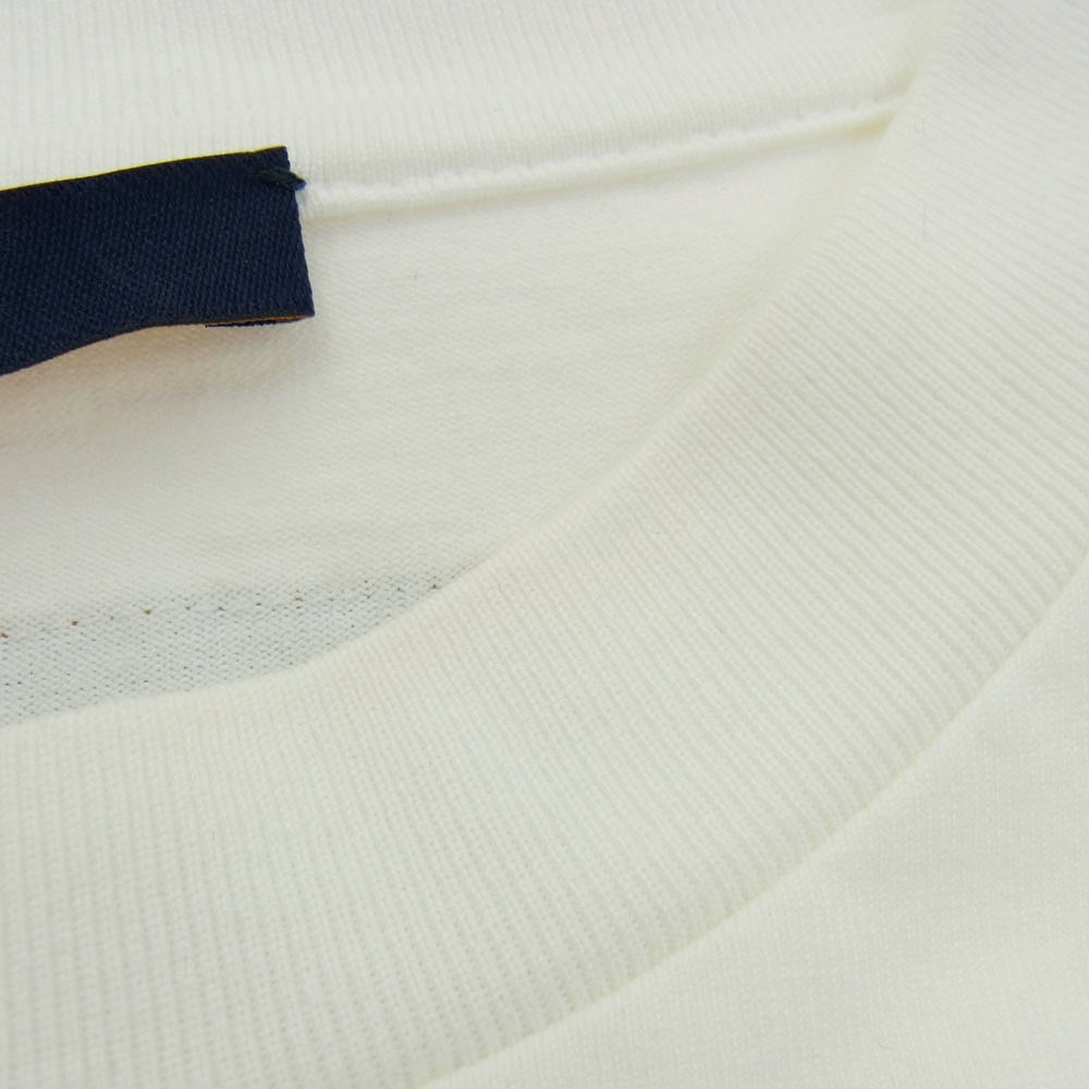 LOUIS VUITTON ルイ・ヴィトン 22AW RM222Q DT3 HNY55W インサイドアウト エンボス LVロゴ Ｔシャツ 半袖 カットソー ホワイト系 M【中古】