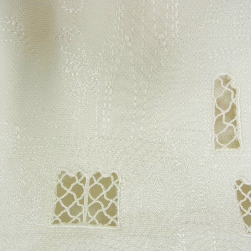 LOUIS VUITTON ルイ・ヴィトン 20SS RM201 TCE HIY89W ヴェジェトゥル レース エンブロイダリー Tシャツ 半袖 カットソー オフホワイト系 XL【中古】