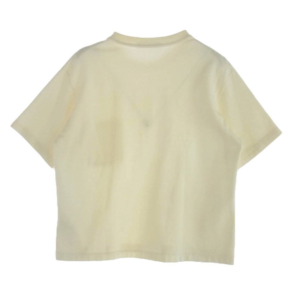 LOUIS VUITTON ルイ・ヴィトン 21AW RM212Q TCL HIY49W シグネチャー 3Dポケット モノグラム Ｔシャツ 半袖 カットソー オフホワイト系 L【中古】