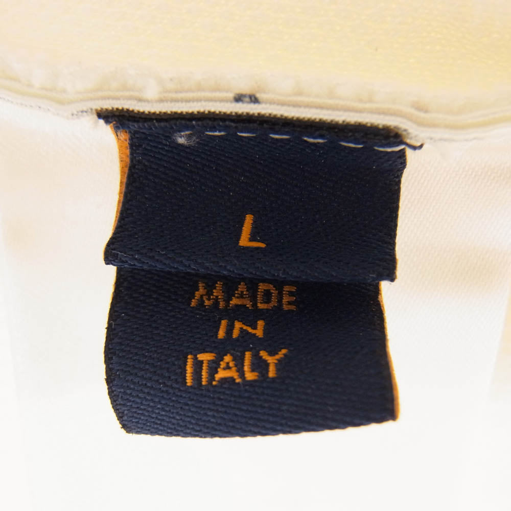 LOUIS VUITTON ルイ・ヴィトン 21AW RM212Q TCL HIY49W シグネチャー 3Dポケット モノグラム Ｔシャツ 半袖 カットソー オフホワイト系 L【中古】