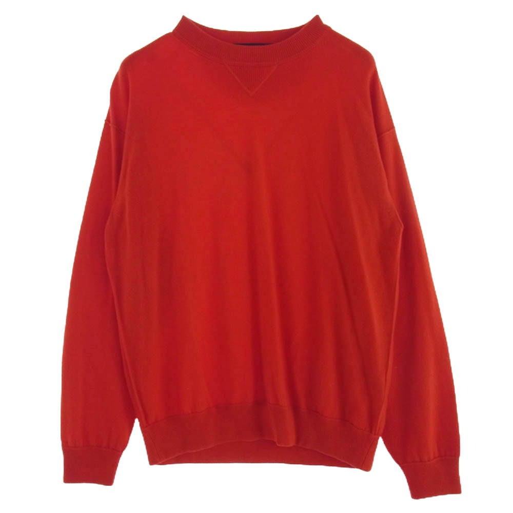LOUIS VUITTON ルイ・ヴィトン 19SS RM191Q JZE HGN62W インサイドアウト カシミヤ クルーネック ニット セーター レッド レッド系 L【中古】